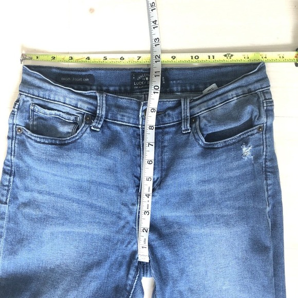Lucky Brand Brooke Legging Jeans Womens Sz 8/29 Ripped Mid Rise Stretch Denim - Picture 5 of 11
